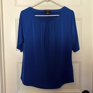 Liz Claiborne Career Blue blouse, L